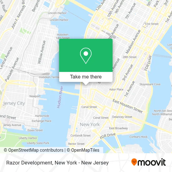 Razor Development map