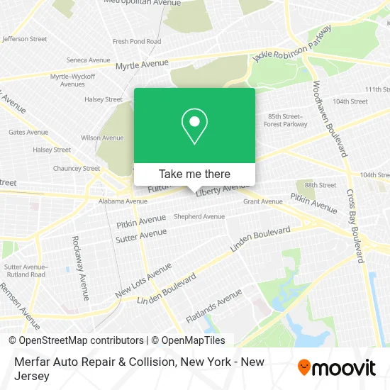 Merfar Auto Repair & Collision map