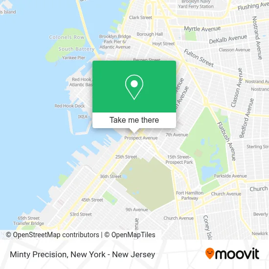 Minty Precision map