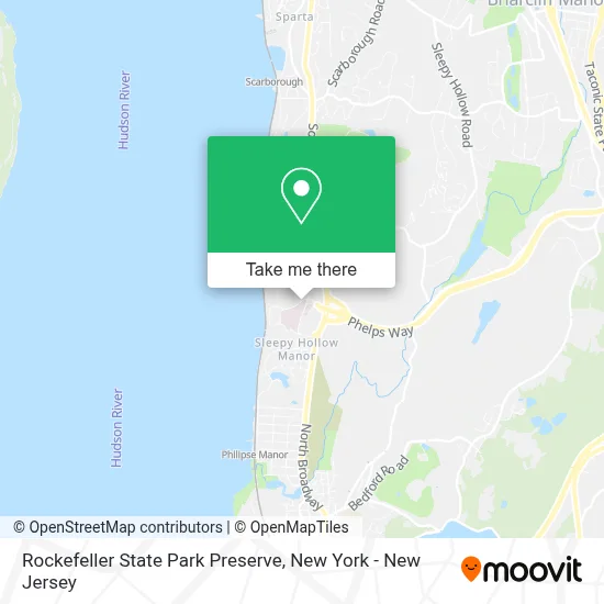 Rockefeller State Park Preserve map