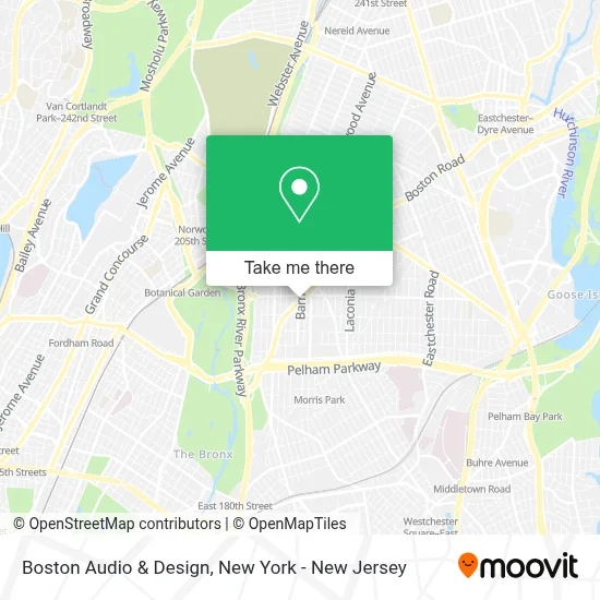 Boston Audio & Design map