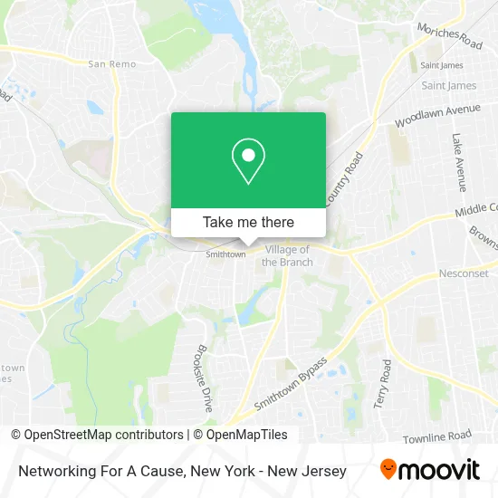 Networking For A Cause map