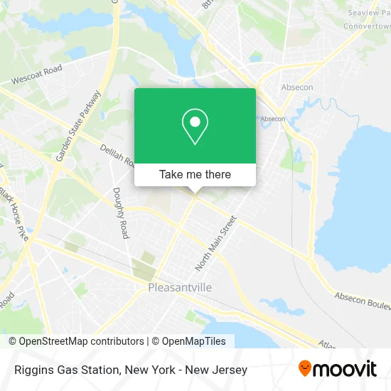 Riggins Gas Station map
