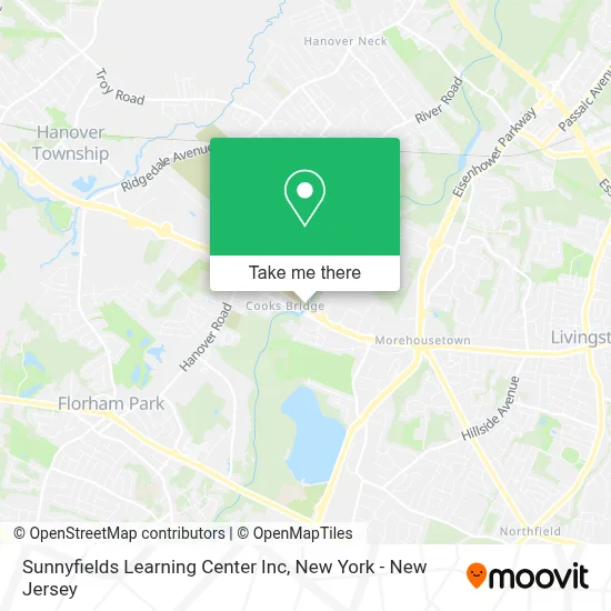 Sunnyfields Learning Center Inc map