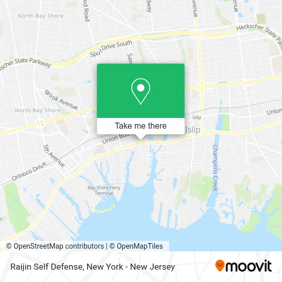 Raijin Self Defense map