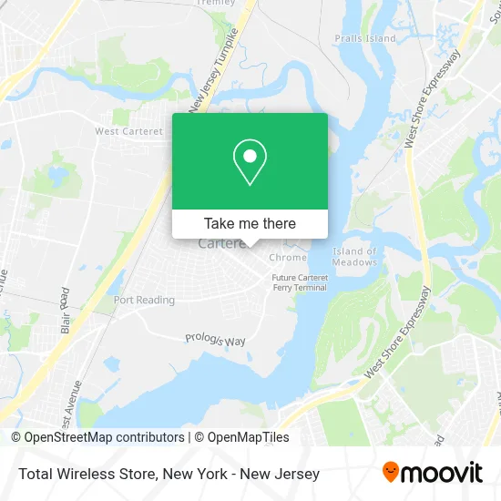 Total Wireless Store map
