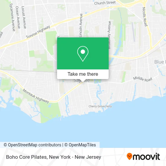 Boho Core Pilates map