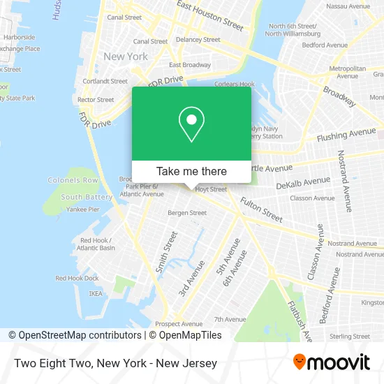 Two Eight Two map