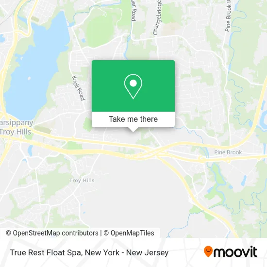 True Rest Float Spa map