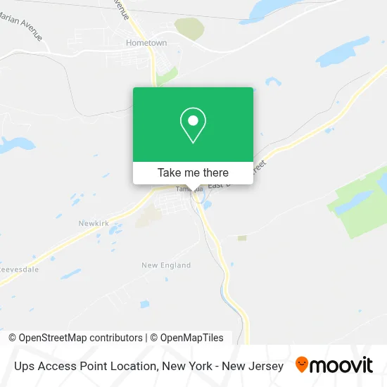 Ups Access Point Location map