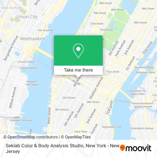 Seklab Color & Body Analysis Studio map