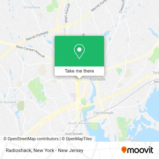 Radioshack map