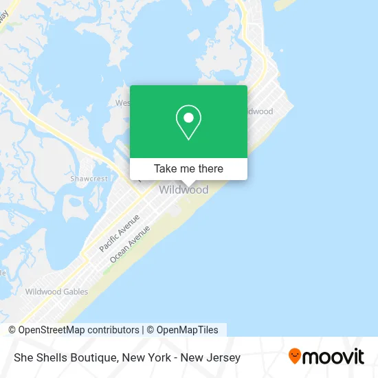 She Shells Boutique map