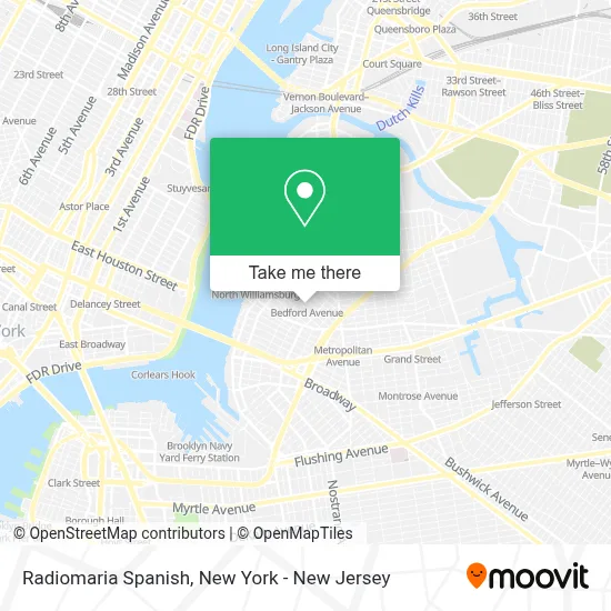 Radiomaria Spanish map