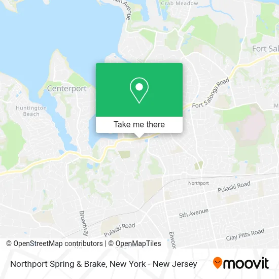 Northport Spring & Brake map