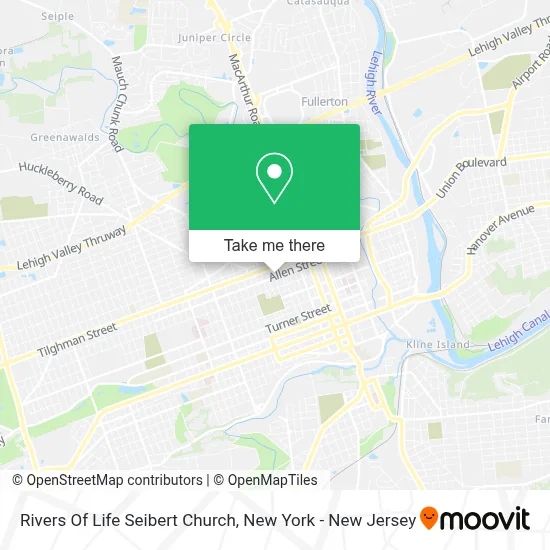 Rivers Of Life Seibert Church map