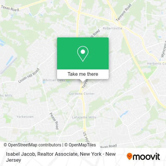 Isabel Jacob, Realtor Associate map