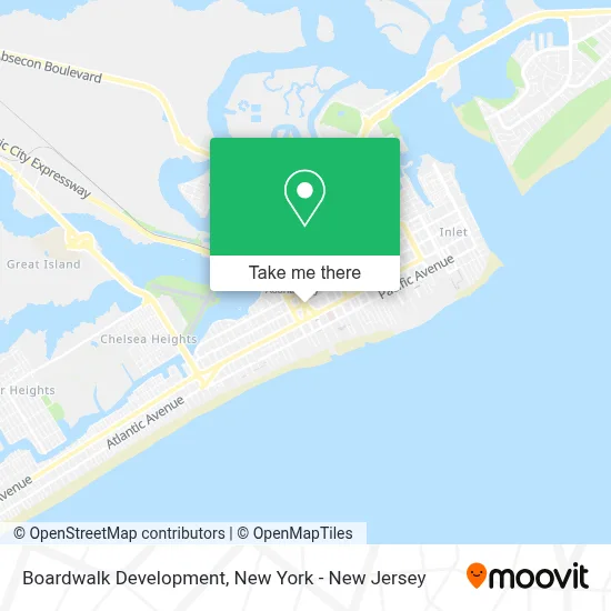 Boardwalk Development map