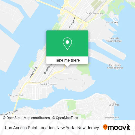 Ups Access Point Location map