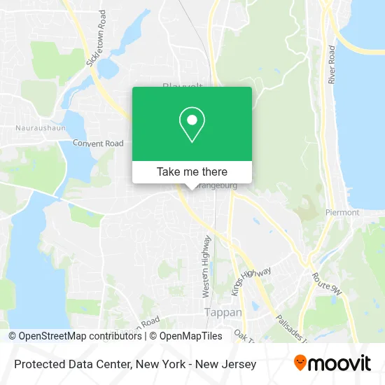 Protected Data Center map