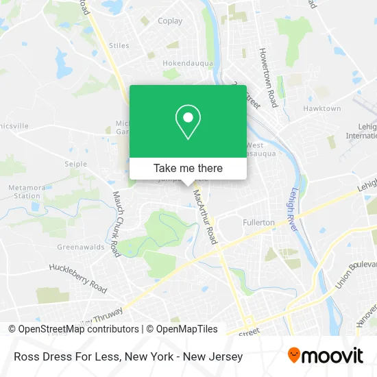 Ross Dress For Less map