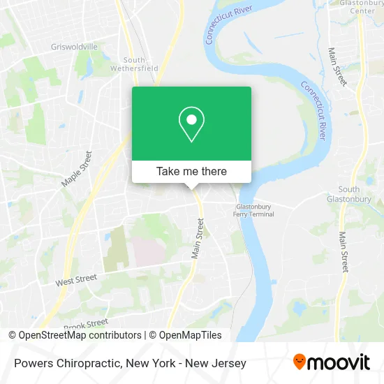 Powers Chiropractic map