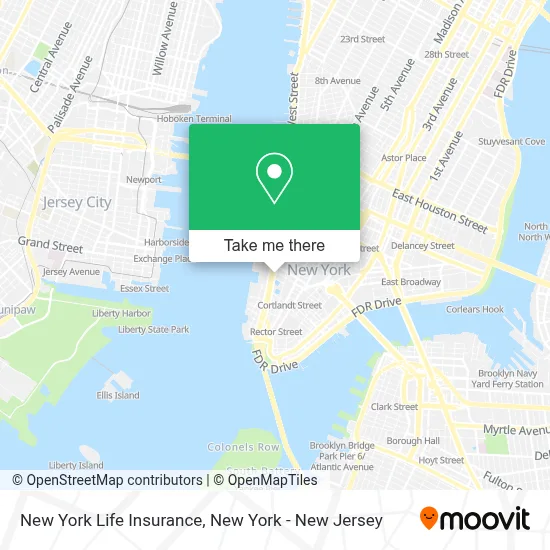 New York Life Insurance map