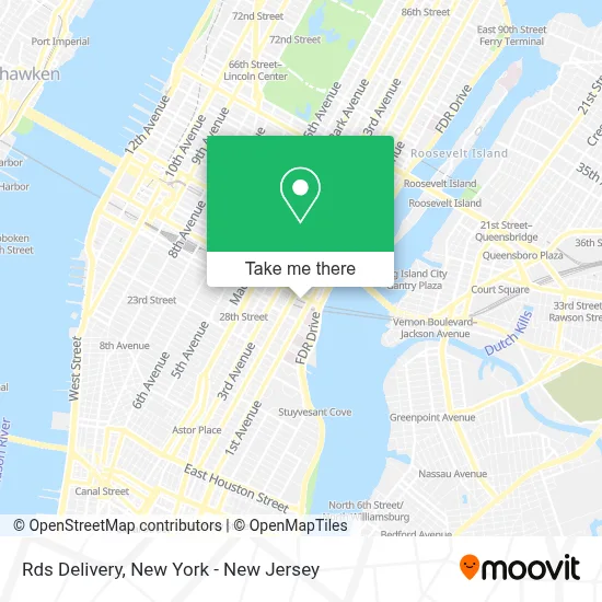 Rds Delivery map