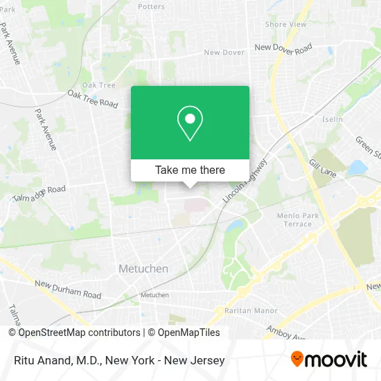 Ritu Anand, M.D. map