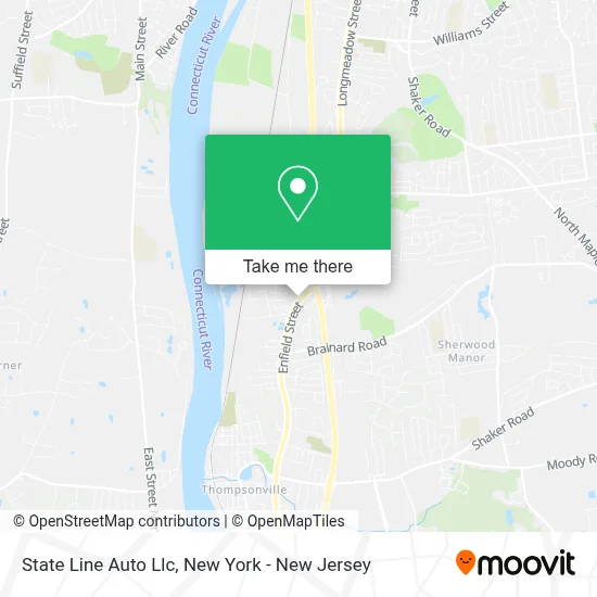State Line Auto Llc map