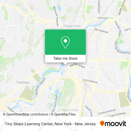 Tiny Steps Learning Center map