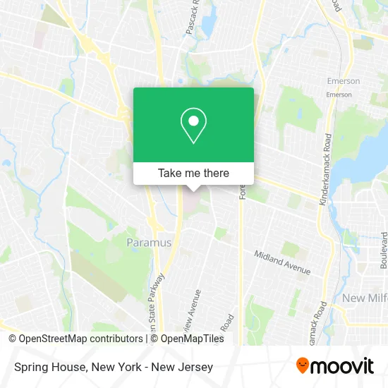 Spring House map