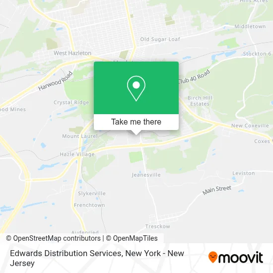 Edwards Distribution Services map