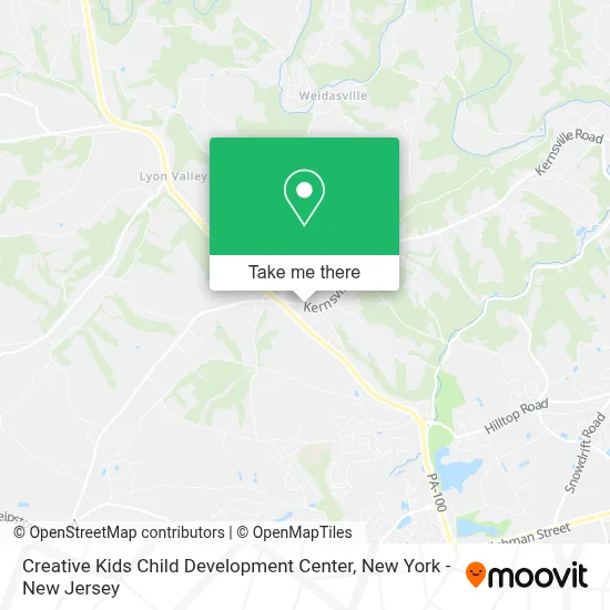 Creative Kids Child Development Center map