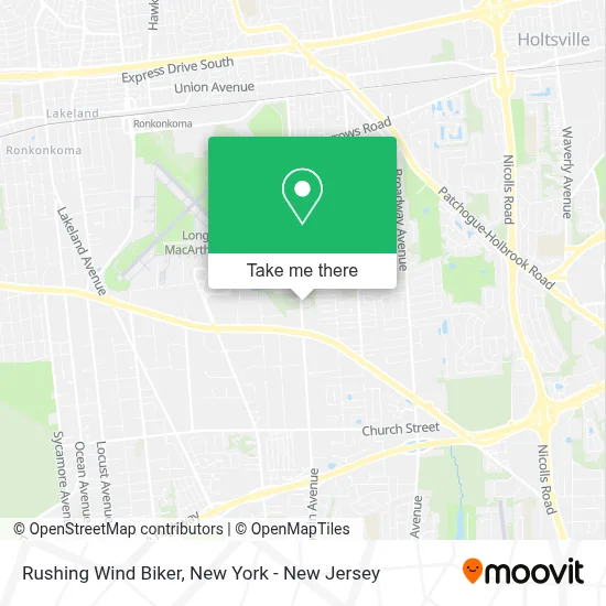 Rushing Wind Biker map