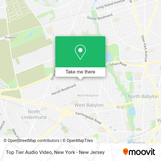 Top Tier Audio Video map