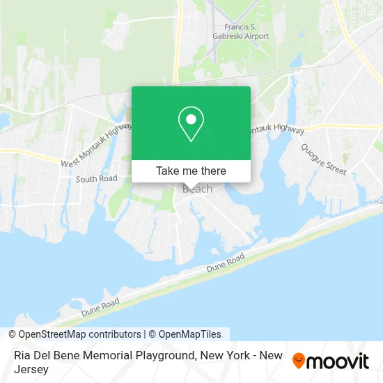 Ria Del Bene Memorial Playground map