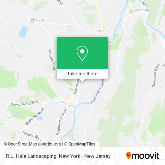 R.L. Hale Landscaping map