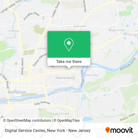 Digital Service Center map