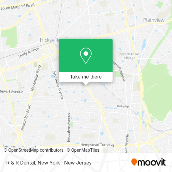 R & R Dental map
