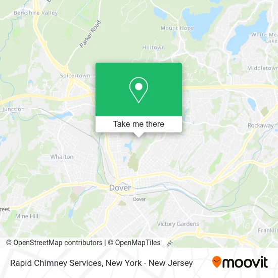 Rapid Chimney Services map