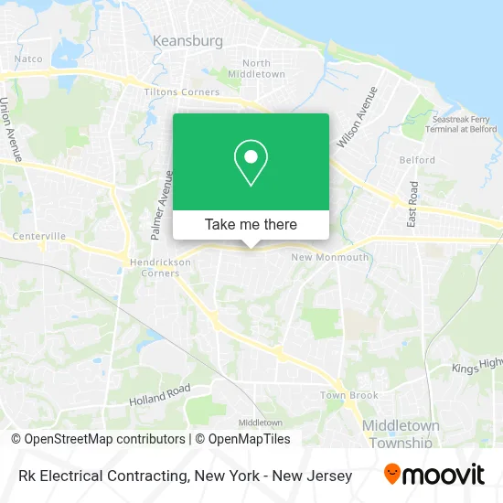 Rk Electrical Contracting map