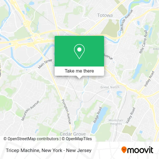Tricep Machine map