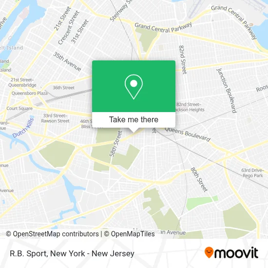 R.B. Sport map