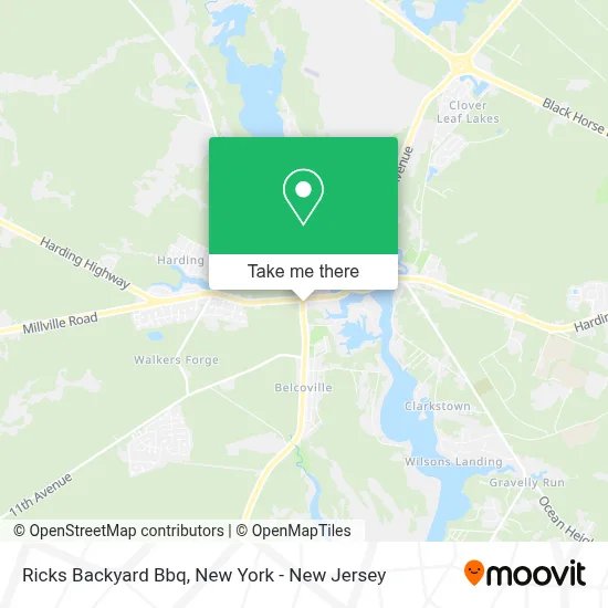 Ricks Backyard Bbq map