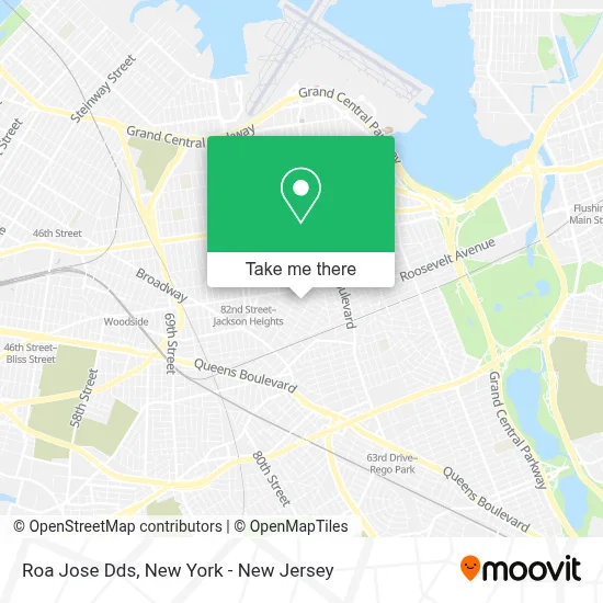 Roa Jose Dds map