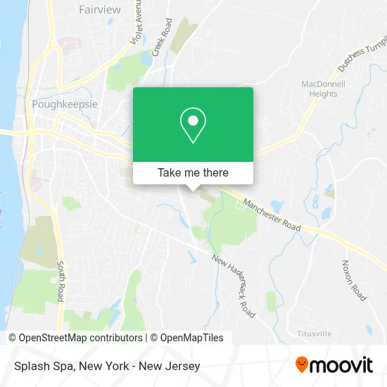 Splash Spa map