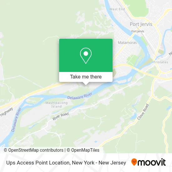 Ups Access Point Location map