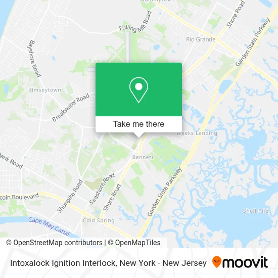 Intoxalock Ignition Interlock map