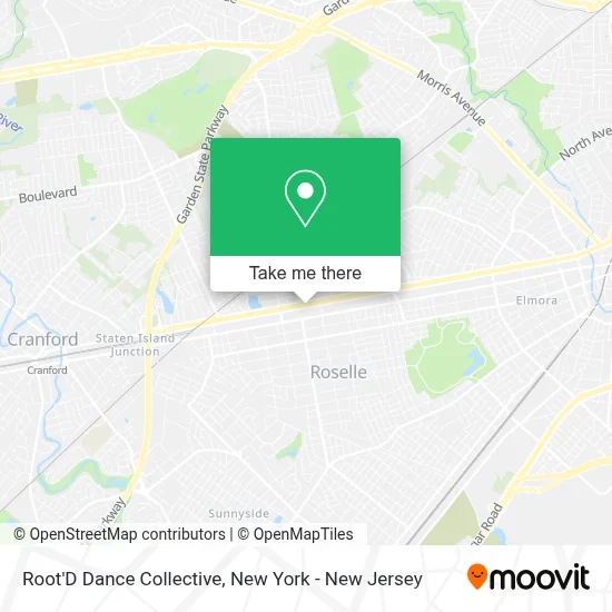 Root'D Dance Collective map